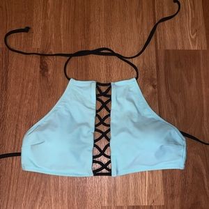 Light blue Rue21 halter swimsuit top!